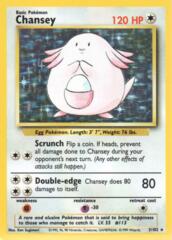 Chansey - 3/102 - Holo Rare - Unlimited Edition